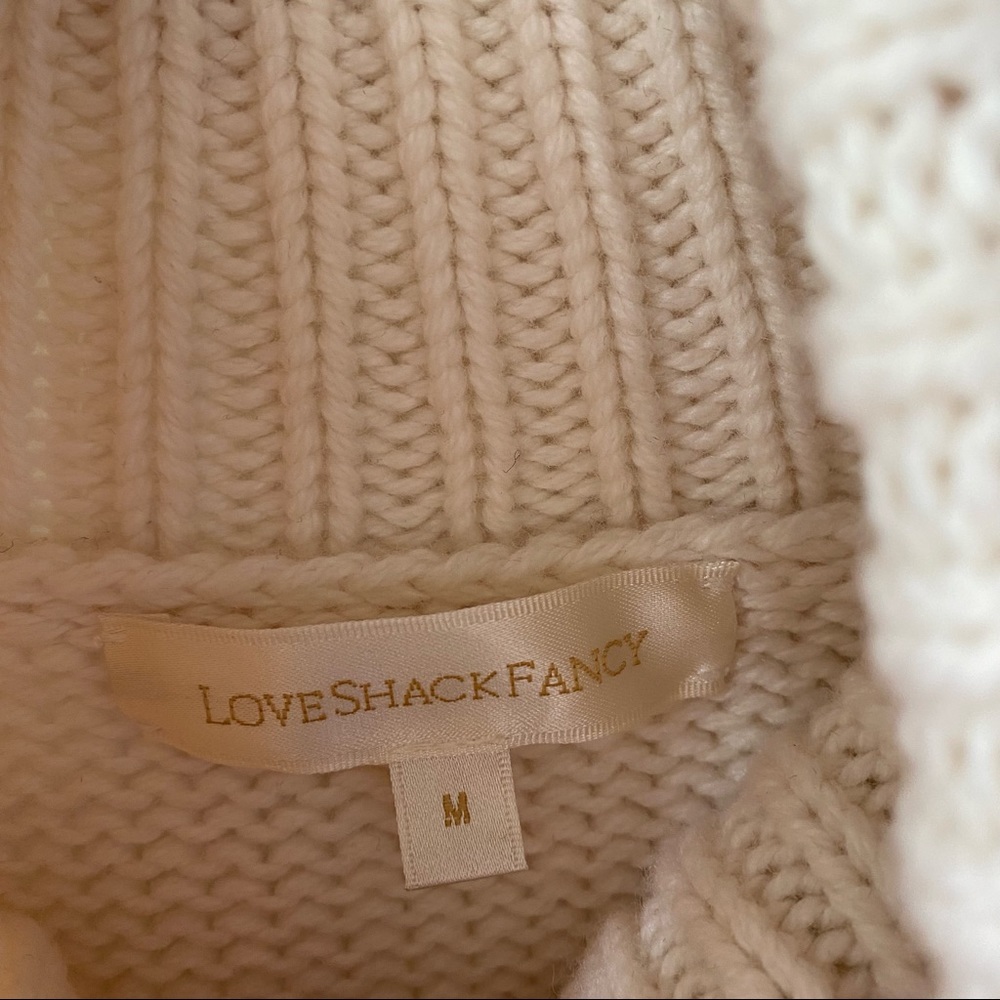 Loveshackfancy Allan Patchwork Floral Appliqu Kni… - image 7